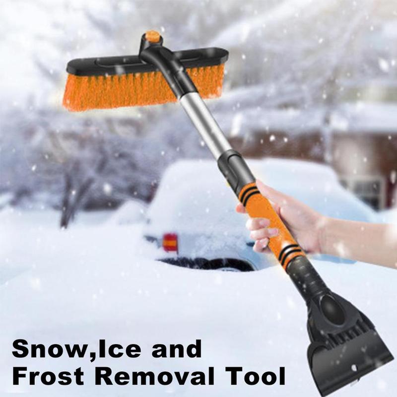 2-in-1 Car Snow Brush & Ice Scraper...