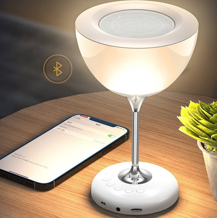 RGB Wine Glass LED Lamp Speaker