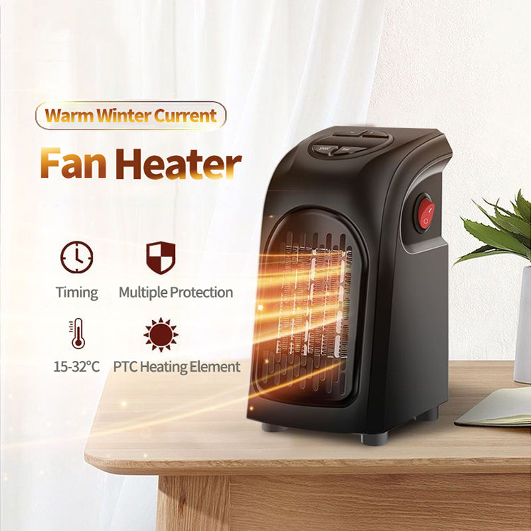 Mini Ceramic Wall Heater Fan