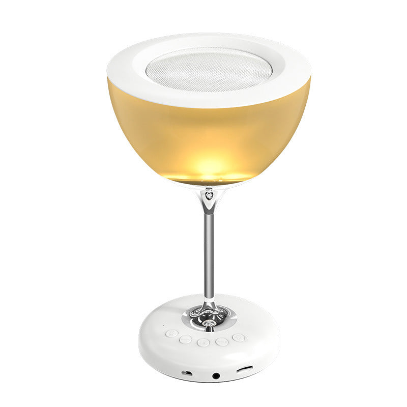 RGB Wine Glass LED Lamp Speaker