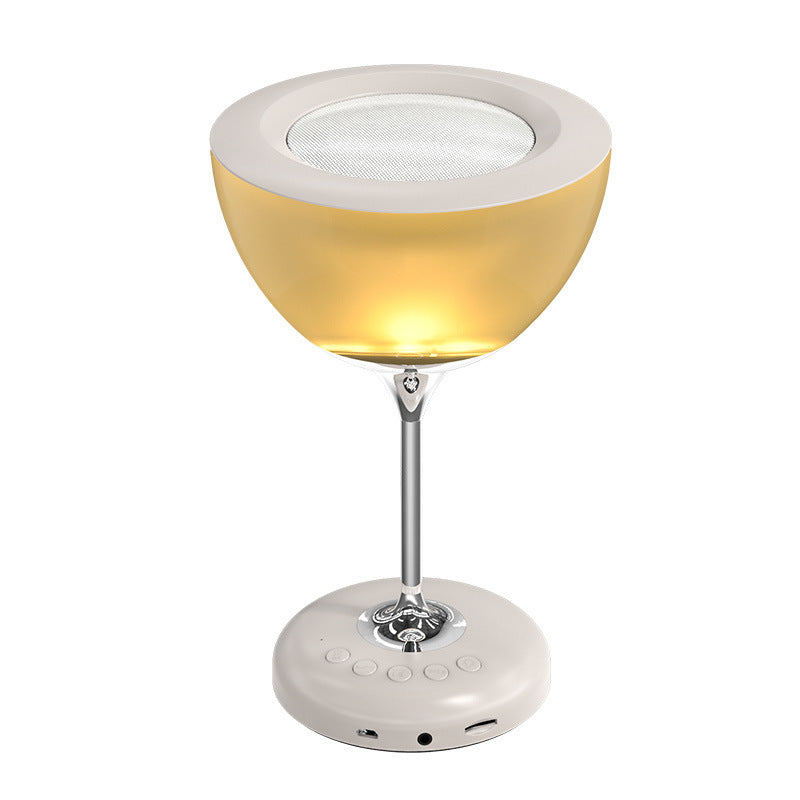 RGB Wine Glass LED Lamp Speaker